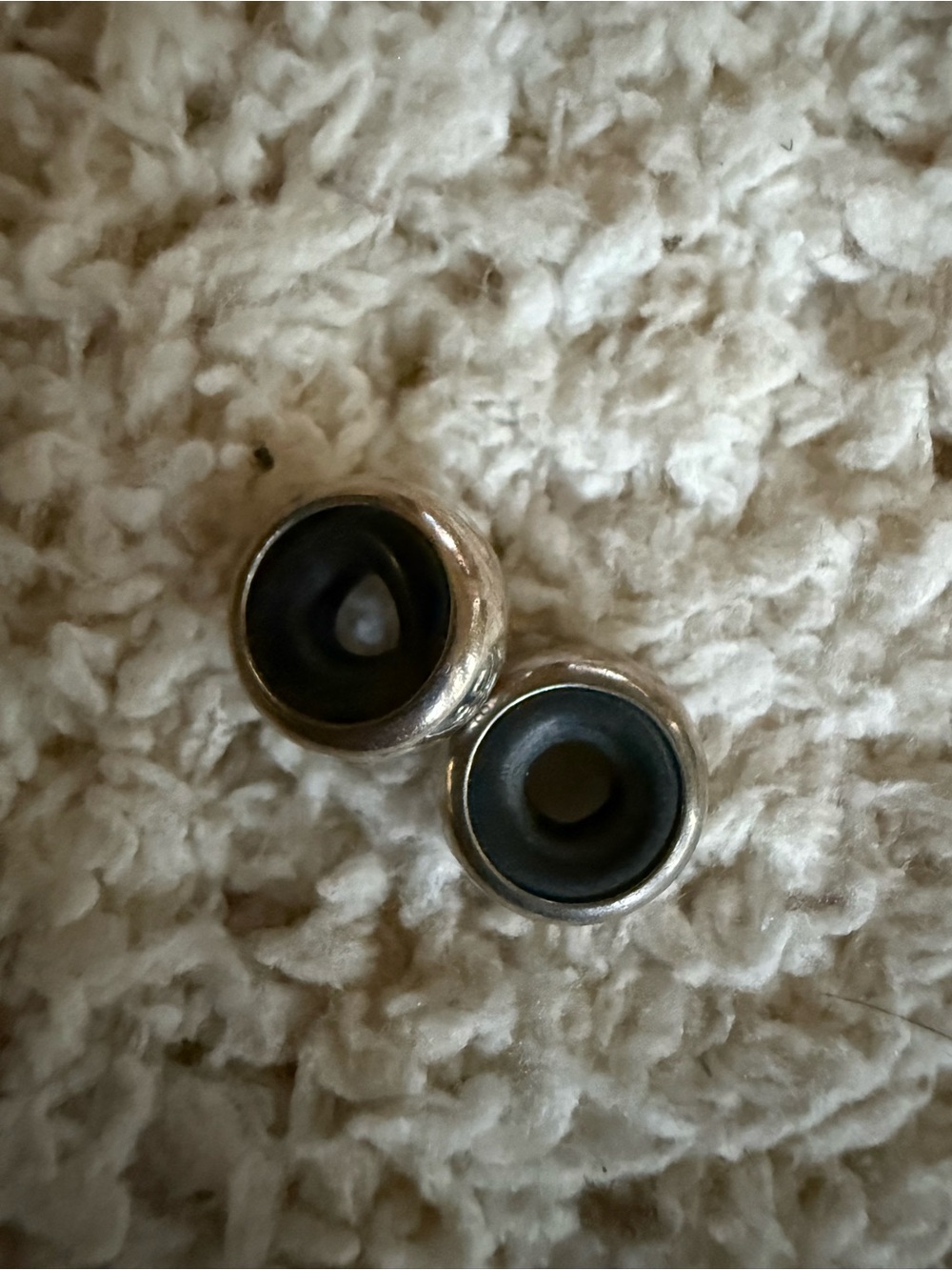 Trollbeads Silver Bracelet Charm stoppers Set of 2